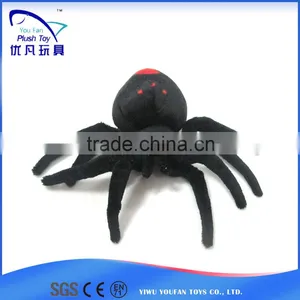 Sate and Cute Kids Souvenir 100% pp Stuffed Animal /plush Soft Black Widow Spider Animal Baby Toys thumbnail-1