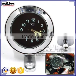 BJ-HBW-009 Manufacturer Special Design Universal Waterproof Chrome Motorbike Motorcycle Handlebar Watch thumbnail-1