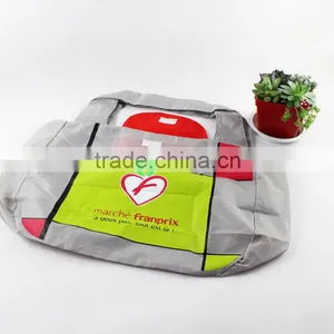 Custom Logo Printed Drawstring Polyester Shoe Bag Wholesale thumbnail-3