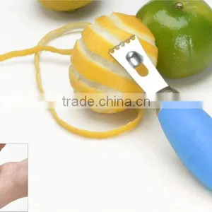 TPR+PC+S/S 14*3.2 New Cute Product Kitchen Gadgets Lemon Peeler/stainless Steel Lemon Zester/citrus Zester thumbnail-1