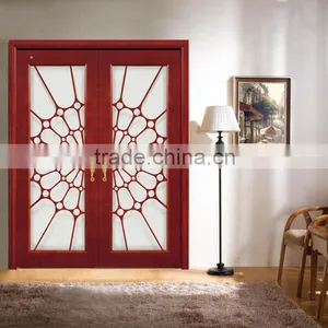 Economic Cherry Timber Glass Interior Door thumbnail-4