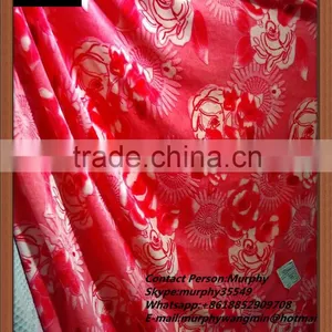 New Design Rotary 3D Print Burnt-out Flannel Fleece Blanket Fabric thumbnail-3