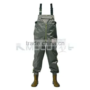 Kmucutie CHN-81250N Quality Nylon Fabric Fishing Wader Pants thumbnail-2