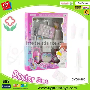 Educational Plastic Medical Toy Set for Kids ,w/ Barbie Nurse Doll thumbnail-1