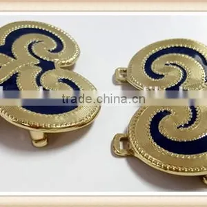 High-end Women Clasp Buckle Rhinestone Buckle Fur Coat Metal Buttons Button thumbnail-2
