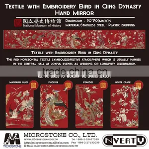 [National Museum of History] Mandarin Duck Fashion Easy-Taking Square Pocket Mirror thumbnail-6