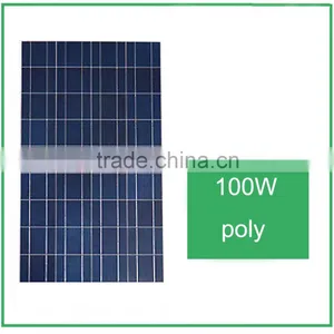 Top Sale ! High Efficiency and Good Quality100w Poly Solar Panel With A Grade Solar Cells for Solar Lighting System thumbnail-1