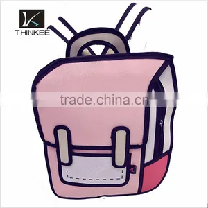 3D Stereoscopic Bag,school Backpack,canvas Backpack School thumbnail-3