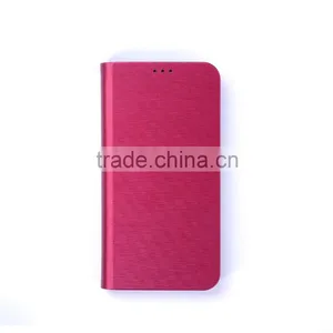 Factory Price Cell Phone Leather Book Case for Samsung Galaxy S7 With One Card Slot thumbnail-1