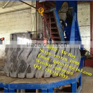 Waste Used Tire Cutting Machine Hydraulic Car Tyre Cutter thumbnail-1