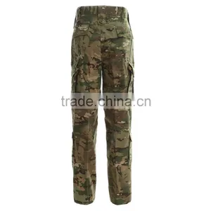 Army Combat Uniform Ripstop Cargo Pants 65/35 Polyester Cotton Material Multicam Camo Pants thumbnail-3