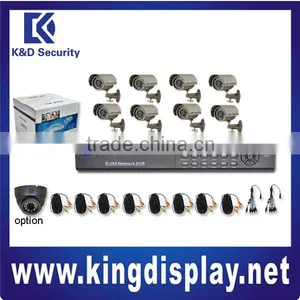 H.264 8ch Standalone Cctv DIY DVR Kits With 8 Cctv Cameras Security System Package thumbnail-1