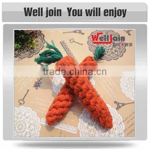 New Hot Fashion Carrot Shape Cotton Rope Toys thumbnail-1