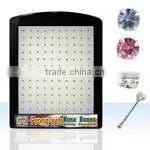 925 Sterling Silver Gold Nose Jewelry With Prong-set Crystals thumbnail-1