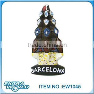Resin Fridge Magnet Souvenir Barcelona thumbnail-1