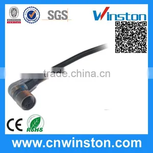 M12 Waterproof LED Connection Curved Hole Plug Cable Sensor Wire With CE thumbnail-1