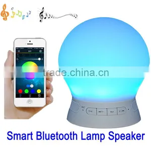2016 New Wireless LED Bulbs Speakers 3W Smart Colorful LED Bluetooth Bulb With TF Card, Alarm Clock,hands-free Calls Function thumbnail-1