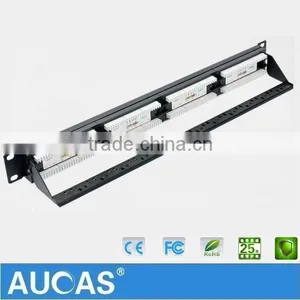 Manufacture RJ45 Unshielded Cat6 UTP Cable 24 Port Patch Panel For 19 Inch Server Rack Hot Sell thumbnail-3