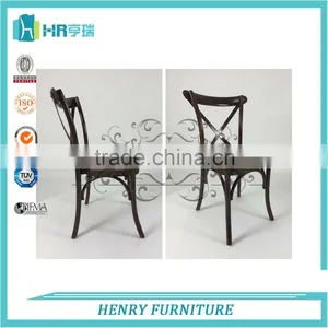 New Design Beech Wood Strong Cross Back Chair thumbnail-2