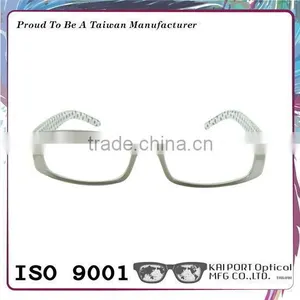 Heat Transfer Foil Pattern and Crystal Coating Optical Frames thumbnail-5