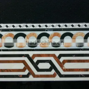 Inkjet 3D Ceramic Skirting Lines Match Floor Tiles thumbnail-1
