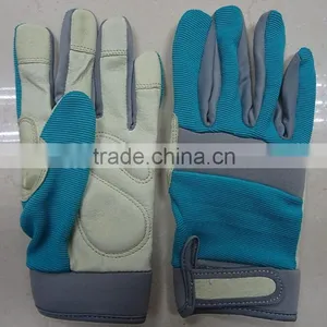 Leather Gardening Safety Glove, Working Gloves, Impact Protection, Lady Size thumbnail-1