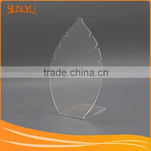 Custom Design And Size Acrylic L-shape Clear Necklace Stand thumbnail-1