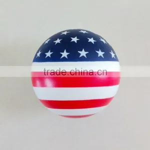 US Flag Stressball pu Foam Ball of Stars and Stripes thumbnail-1