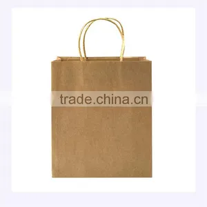 Cheap Price Wholesale Brown Kraft Paper Shopping Bags thumbnail-3