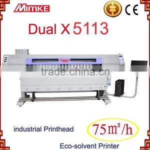 High Speed Senior 1.9 m Indoor Digital Industrial Inkjet Printer With Industrial 5113 Head thumbnail-1