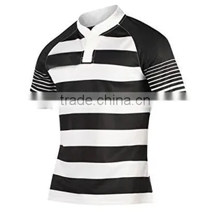 High Quality New Design Rugby Shirts 2015 Men's Rugby Jersey Fabric thumbnail-4
