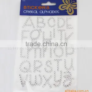 Factory Directly Supply Scrapbook Alphabet Letter Stickers/acrylic Sticker/crystal Sticker thumbnail-1