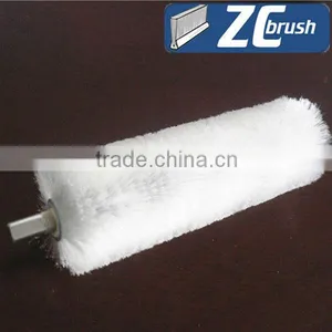 Industrial Cylindrical Coil Brush Roller With Iron Pipe thumbnail-1