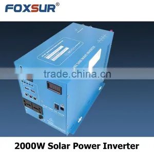 2000W Home Use Pure Sine Wave Solar Inverter With PWM Solar Controller Digital Display 48V dc to 110V AC Superior Quality thumbnail-2