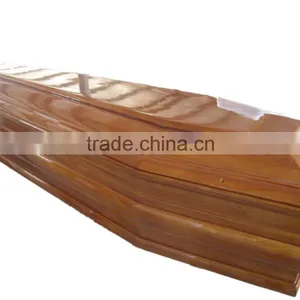 Italian Radiata Pine Wood With Handle Coffin thumbnail-1