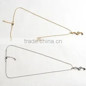 18k Gold Plated and Platina Plated Platina Necklace thumbnail-6