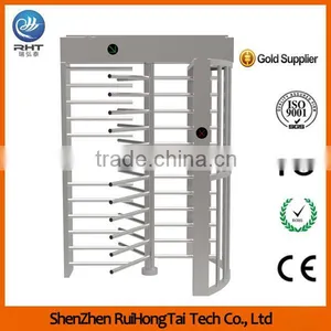 Fingerprint Reader Double Entrance Automatic Full Height Turnstile Quality Choice thumbnail-1