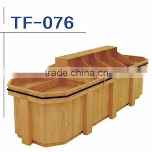 Hot Sale Thick Wooden Bulk Tank For Supermarket thumbnail-1