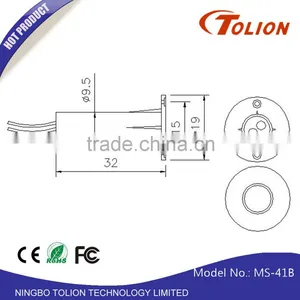 Factory Magnetic Contact for Alarm System Security thumbnail-2