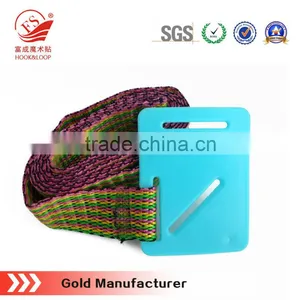China Manufacture Adjustable Elastic Hook and Loop Snap Book Strap for Teenages thumbnail-1