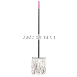 Cotton Floor Mop 400g Mop Refill Iron Handle With 24cm Iron Clip thumbnail-1