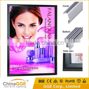 LED Aluminum Extrusion Profiles for Light Box Price Menu Light Box thumbnail-1