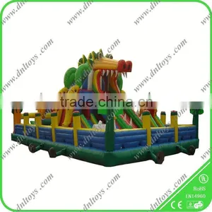 Long Dragon Giant Inflatable Water Slide thumbnail-1