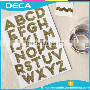 Glitter Vinyl Sticker Decal-Glitter Alphabet Letters,Glitter Sticker Printing,glitter Kinds Sticker, thumbnail-4