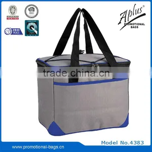 High Quality Promotional Insulated 600D Polyester Portable Cooler Bag thumbnail-2