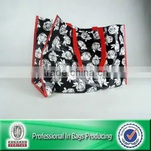 Custom Cheap Recycled Laminated PP Woven Fabric Shopping Bag thumbnail-1