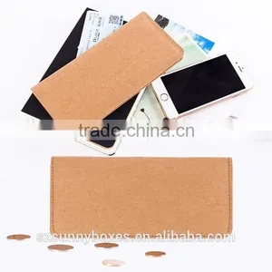 Anti-tearing Washable Kraft Paper Folding Long Wallet With Zipper thumbnail-5