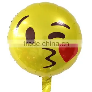 2016 Whosale Inflatable Advertising Printed Emoji Foil Balloon For Party thumbnail-4