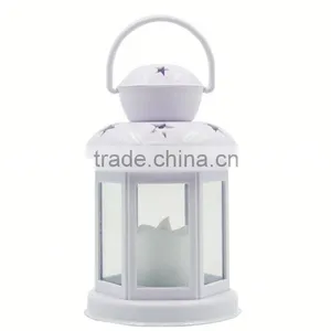 Promotion Poppas BS10 Classic ABS Plastic Cheap Hurricane Lantern,Colorful Windproof Candle Lantern thumbnail-1