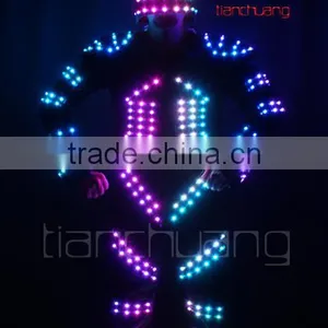 Wireless DMX512 Programmable LED Light Street Dance Clothes thumbnail-3